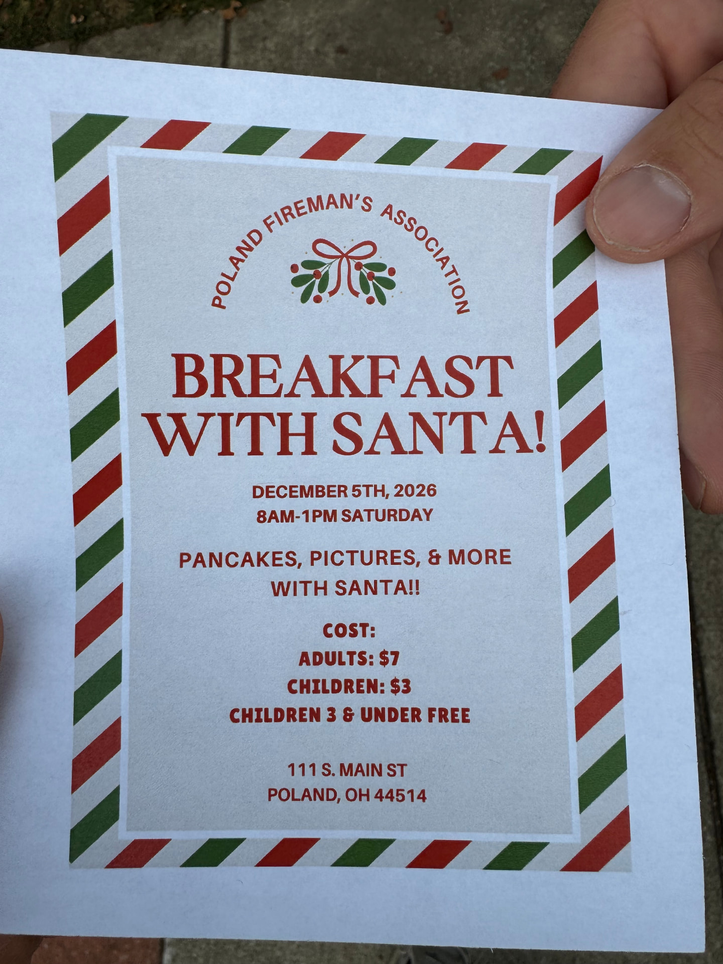 Breakfast with Santa